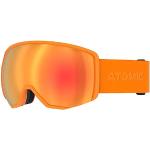 ATOMIC REVENT L HD Skibrille - Orange - Skibrillen mit kontrastreichen Farben - Hochwertig verspiegelte Snowboardbrille - Brille mit Live Fit Rahmen - Skibrille mit Doppelscheibe