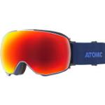 Atomic Revent Quick Click Stereo Skibrille (Farbe: blue, Scheibe red stereo, extra Scheibe pink/blue stereo)