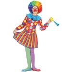 Bunte Atosa Clown-Kostüme & Harlekin-Kostüme für Kinder Größe 128 