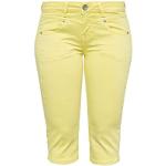 Gelbe ATT Slim Fit Jeans aus Lyocell für Damen für den für den Sommer 