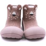 Attipas Schuhe für erste Schritte, Modell Zootopia Bear, beige, 21.5 EU
