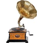 aubaho Nostalgie Grammophon Gramophone Dekoration mit Trichter Grammofon Antik-Stil (h)