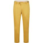 Gelbe Sportliche Sommerhosen mit Reißverschluss aus Baumwolle für Herren Größe M 
