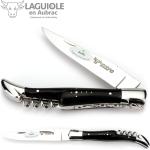 Aubrac Laguiole Taschenmesser Büffelhorn Korkenzieher 12 cm Messer Frankreich