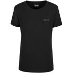 Schwarze Audi T-Shirts für Damen Größe L 