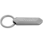 Silberne Audi Schlüsselanhänger & Taschenanhänger aus Edelstahl 