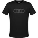 Audi T-Shirt Ringe Herren schwarz 3XL