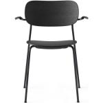 Schwarze Skandinavische Designer Stühle aus Eiche mit Armlehne Breite 0-50cm, Höhe 0-50cm, Tiefe 0-50cm 