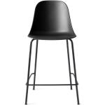 Schwarze Skandinavische Esszimmerstühle & Küchenstühle aus Kunststoff gepolstert Breite 100-150cm, Höhe 100-150cm, Tiefe 50-100cm 