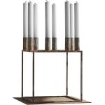 Mid-Century 60 cm Audo Quadratische Kerzenständer & Kerzenhalter aus Stahl 
