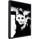 Audrey Hepburn Leinwanddrucke mit Rahmen 
