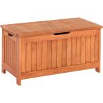 Reduzierte Braune Auflagenboxen & Gartenboxen aus Massivholz 