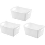 Weiße Koziol Boxxx Boxen & Aufbewahrungsboxen 29 cm aus Kunststoff 3-teilig 