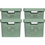 Grüne curver Boxen & Aufbewahrungsboxen 17l aus Kunststoff 4-teilig 