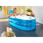 Blaue bader Aufblasbare Badewannen aus Kunststoff klappbar 