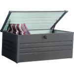 Graue Auflagenboxen & Gartenboxen 501l - 750l aus Stahl mit Deckel 