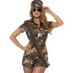 Camouflage Soldaten-Kostüme für Damen Größe S 