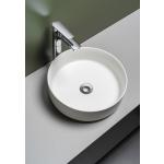 Weiße Aufsatzwaschbecken & Aufsatzwaschtische matt aus Porzellan 