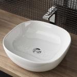 Aufsatzwaschbecken Waschschale WS107 Keramik Bad WC BxTxH:ca.42,5x42,5x14,5cm