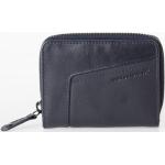Blaue Vintage Brieftaschen mit Reißverschluss für Herren klein 