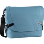 Blaue aunts & uncles Messenger Bags & Kuriertaschen mit Reißverschluss aus Leder mit Laptopfach für Herren Klein 