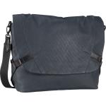Marineblaue aunts & uncles Messenger Bags & Kuriertaschen mit Reißverschluss aus Leder mit Laptopfach für Herren Klein 