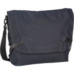 Marineblaue aunts & uncles Messenger Bags & Kuriertaschen mit Reißverschluss aus Leder mit Laptopfach für Herren Klein 