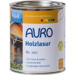 AURO Holzlasur Aqua Nr. 160 Holzschutz, 0,75 l, Weiß