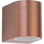 Kupferfarbene Außenwandleuchten & Außenwandlampen aus Aluminium GU10 