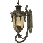 Braune Antike Elstead Außenwandleuchten & Außenwandlampen aus Glas E14 