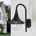 Reduzierte Schwarze Antike Lindby Außenwandleuchten & Außenwandlampen aus Polycarbonat 