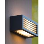 Anthrazitfarbene Lucide Außenwandleuchten & Außenwandlampen aus Aluminium dimmbar E27 
