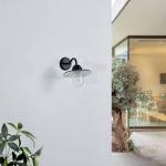 Reduzierte Schwarze Moderne Lindby Außenwandleuchten & Außenwandlampen aus Metall 