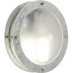 Weiße Nordlux Malte Runde Außenwandleuchten & Außenwandlampen verzinkt aus Kunststoff dimmbar E27 