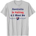 Australia is Calling and I Must Go Retro Groovy Women T-Shirt