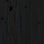 Schwarze Rustikale Boxspring Schlafsofas aus Massivholz mit Lattenrost Breite 150-200cm, Höhe 150-200cm 
