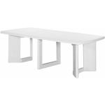 Weiße Best Möbel Rechteckige Ausziehbare Gartentische aus Kunststoff ausziehbar Breite 250-300cm, Höhe 200-250cm, Tiefe 200-250cm 