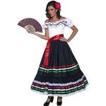 Reduzierte Schwarze Smiffys Mexikaner-Kostüme aus Polyester für Damen Größe S 