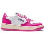 Pinke Autry Low Sneaker aus Leder für Damen Größe 37 