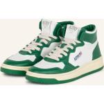 Reduzierte Grüne Autry High Top Sneaker & Sneaker Boots aus Leder leicht für Damen Größe 37 