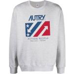 Autry Meliertes Sweatshirt mit Logo-Print - Grau