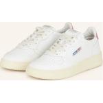 Weiße Autry Low Sneaker aus Glattleder für Damen Größe 37 