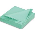 Aquablaue Unifarbene Nachhaltige Papierservietten Einweg 25-teilig 