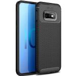 Anthrazitfarbene Samsung Galaxy S10e Cases mit Bildern aus Silikon 