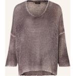 Cremefarbene AVANT TOI V-Ausschnitt Kaschmir-Pullover aus Wolle für Damen Größe S 