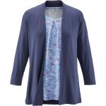 Reduzierte Blaue Blumenmuster Avena Wintermode aus Jersey für Damen Größe XL für den für den Herbst 