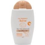 Französische Avene Creme Getönte Sonnenschutzmittel 40 ml mit Mineralien für  empfindliche Haut für Damen 