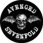 Schwarze Avenged Sevenfold Rückenaufnäher 