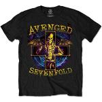 Avenged Sevenfold Herren Stellar T-Shirt, Schwarz, XL