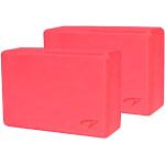 Avento Double Yoga-Block, Pink, One Size
